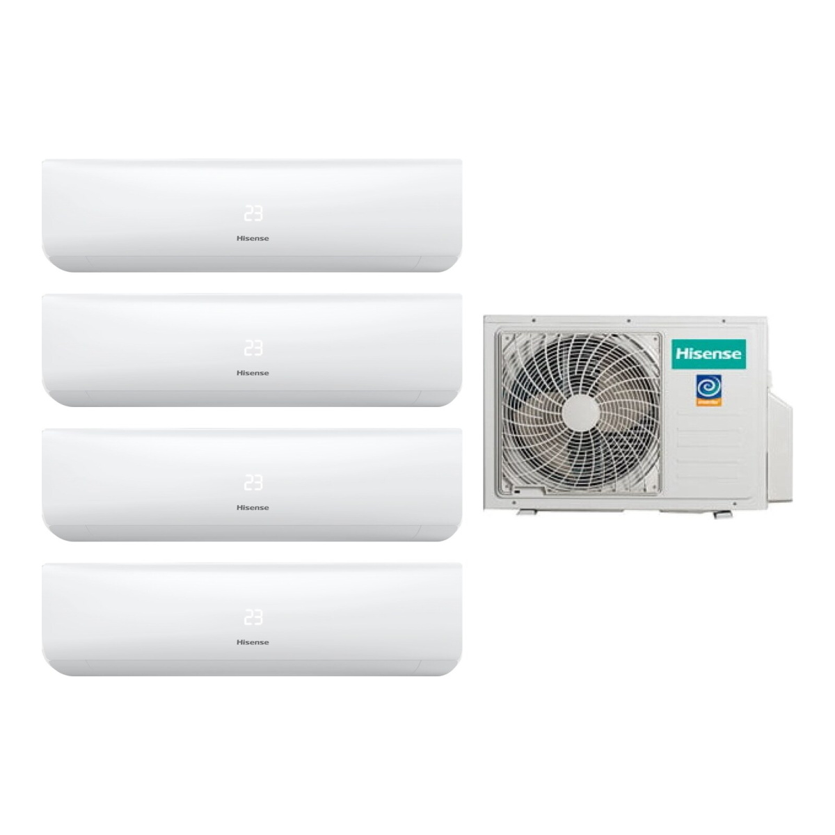Мульти сплит-система Hisense AMW4-27U4RJC/AMS-09UW4RMRKB00*4шт