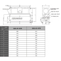 Канальный фанкойл General Climate GDU-W-18TR 2T 2-х трубный