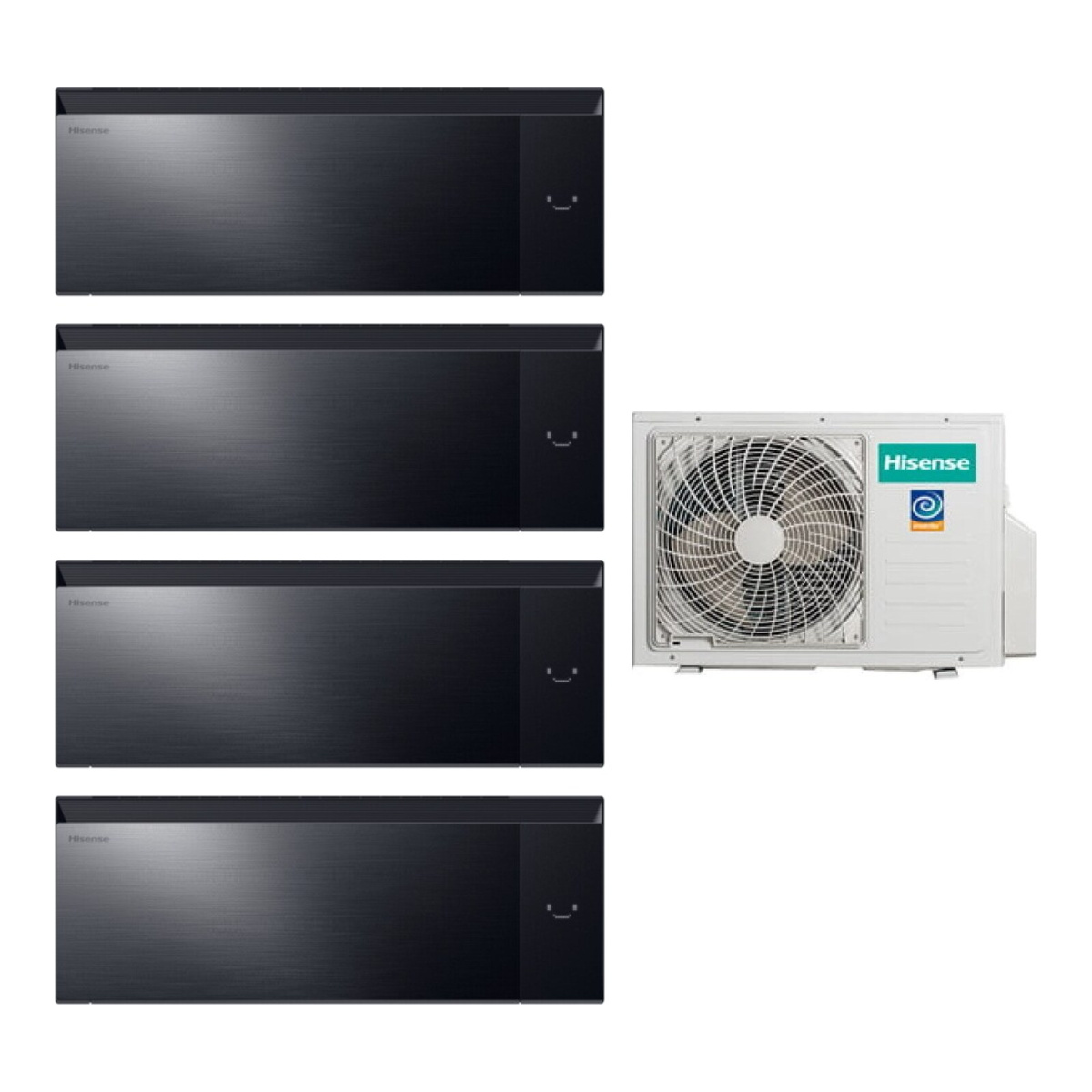 Мульти сплит-система Hisense AMW4-27U4RJC/AS-10UW4RWMQK00G(B)*4шт