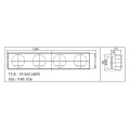 Фланец Toshiba TCB-SF160C6BPE воздушный