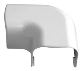 Поворот на 90 гр. для кабель-каналов Арктика 74х55 мм, белый