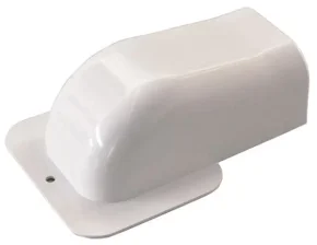 Ввод в строение под углом для кабель-каналов Арктика 74х55 мм, белый