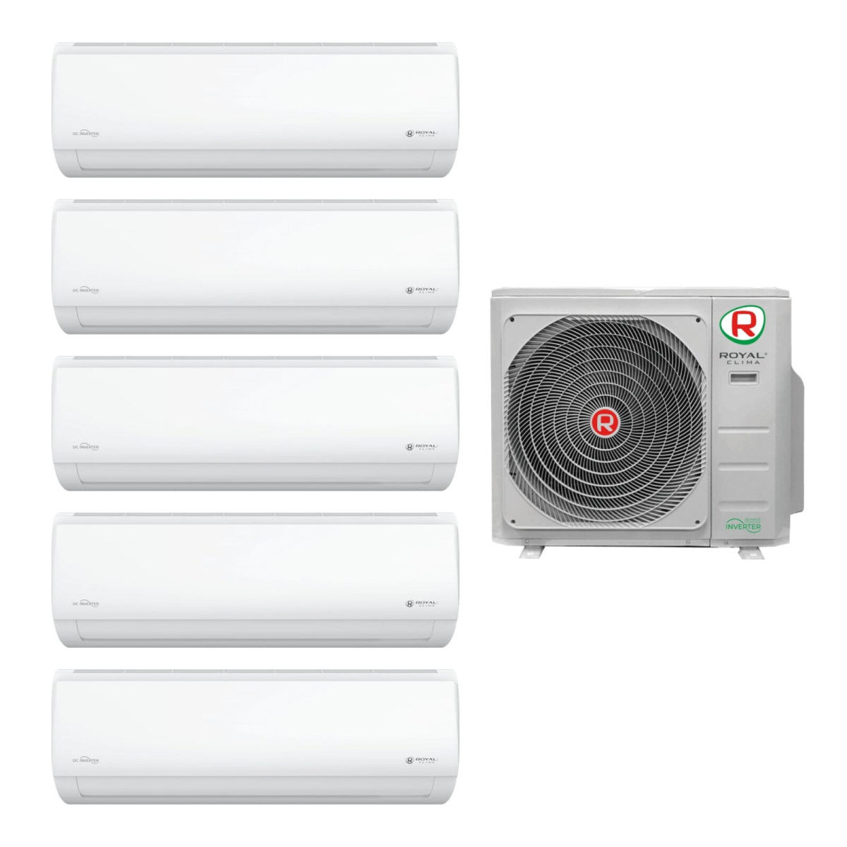 Мульти сплит-система Royal Clima 5RMN-42HN/OUT/RCI-TMN07HN*5шт