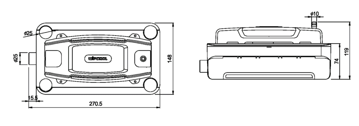 Помпа дренажная Wipcool P380 накопительная, 380 л/ч, 28 Дб, емкость 1.8л