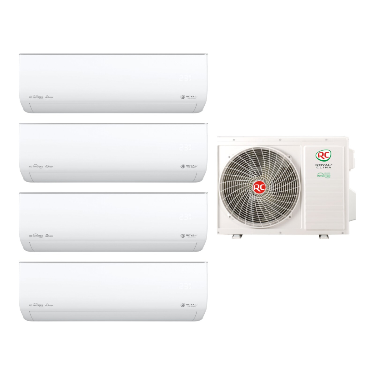 Мульти сплит-система Royal Clima 4TFM-36HN/OUT/RCI-GLD09HN*4шт