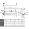 Канальный фанкойл General Climate GDU-F-10DR3 4T 4-х трубный