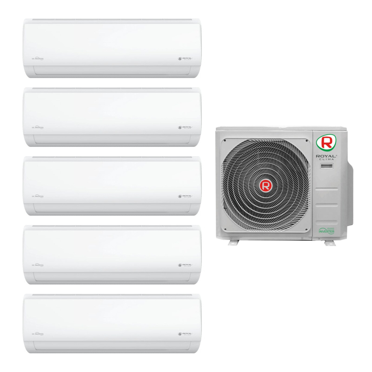 Мульти сплит-система Royal Clima 5RMH-42HN/OUT/RCI-TMN07HN*5шт