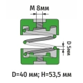 Виброгасители пружинные RF-MMH53-120, комплект из 2-х шт, RexFaber
