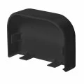 Заглушка для кабель-каналов Арктика 74х55 мм, черный