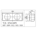 Фланец Toshiba TCB-SF56C6BPE воздушный
