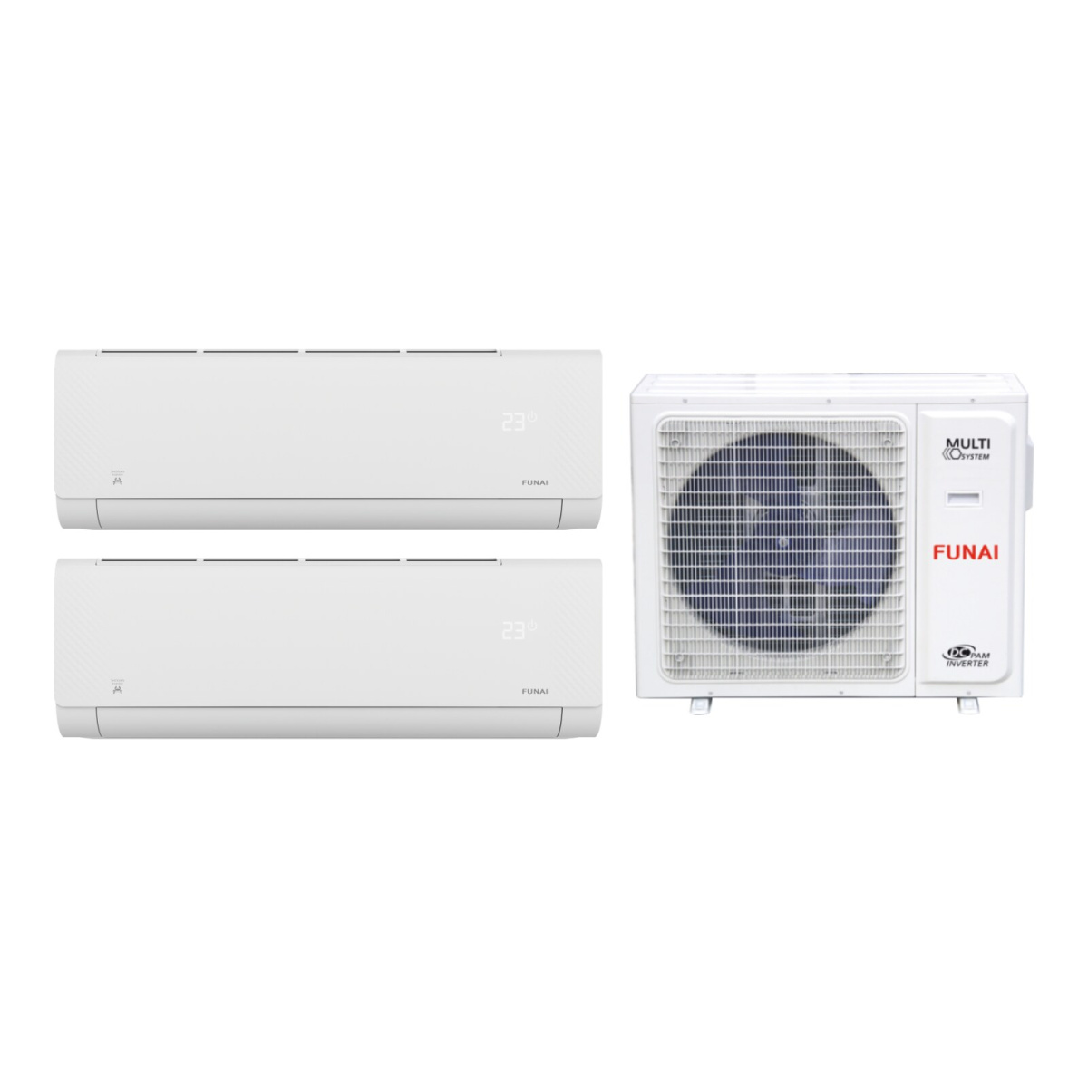 Мульти сплит-система Funai RAM-I-2OK55HP.02/U/RAM-I-SG25HP.W03/S*2шт