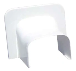 Ввод в стену для кабель-каналов Арктика 74х55 мм, белый