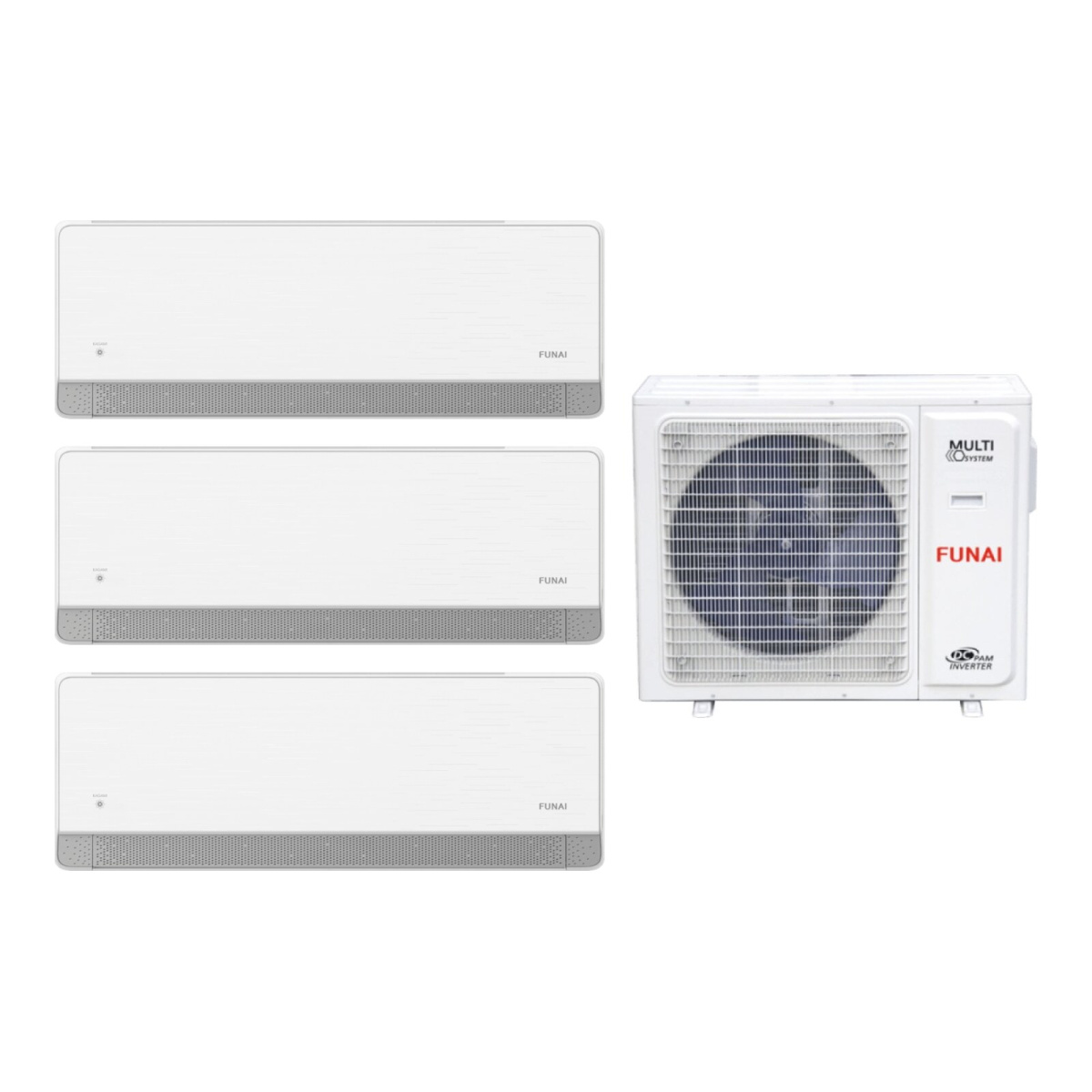 Мульти сплит-система Funai RAM-I-3OK60HP.01/U/RAM-I-KMS25HP.W01/S*3шт