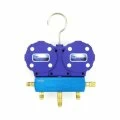 Манометрическая станция DSZH WK-C3601S (R22/134/404/410; 2-х вентильная; шланги 1/4 SAE - 90см)