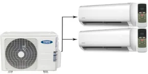 Мульти сплит система General Climate GU-M2EA18HN2/GC-MER09HRN1 (WiFi)*2 на 2 комнаты