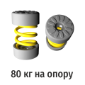 Виброгасители пружинные RF-MMH68-80, комплект из 2-х шт, RexFaber