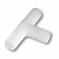Тройник T образный (D16mm, дренажный) (белый)