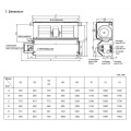 Канальный фанкойл General Climate GDU-F-14DR 4T 4-х трубный