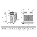 Крышный кондиционер General Climate GART-G34HW
